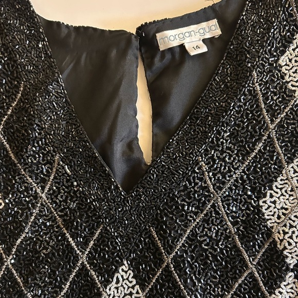 Vintage Morgan-Gual Beaded Argyle Tank - Picture 3 of 5